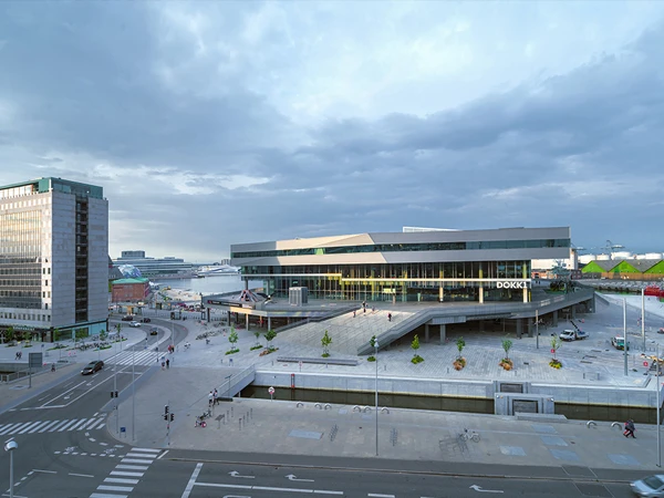 Dokk1 Library distant view