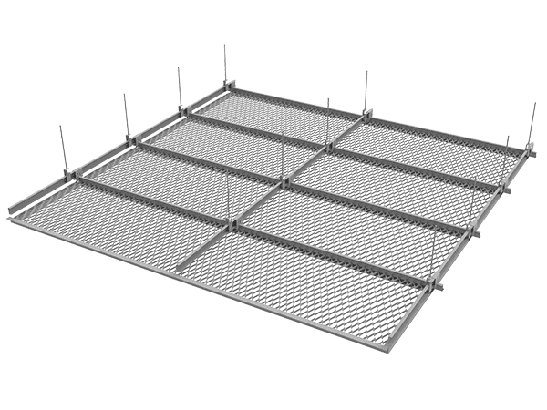 An overall diagram of the hook-on system installation